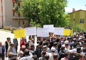 Narman da adliye protestosu